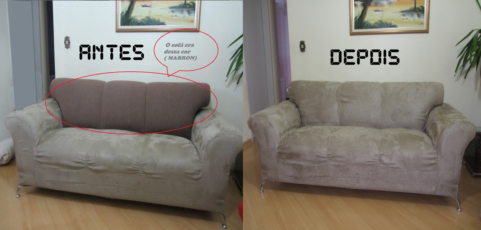 Coisas da Dê CAPA DE SOFÁ DE VELUDO SUEDE
