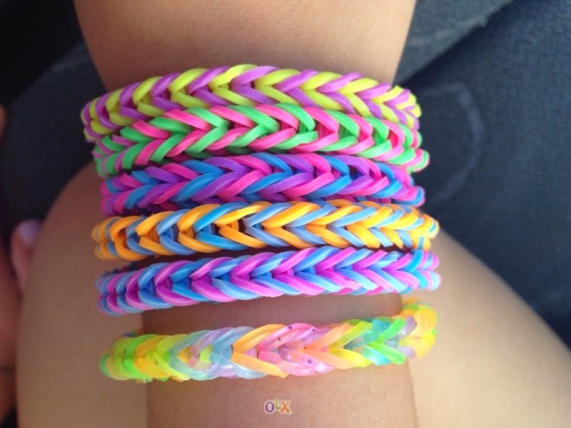 A bit of everything Pulseiras de elásticos