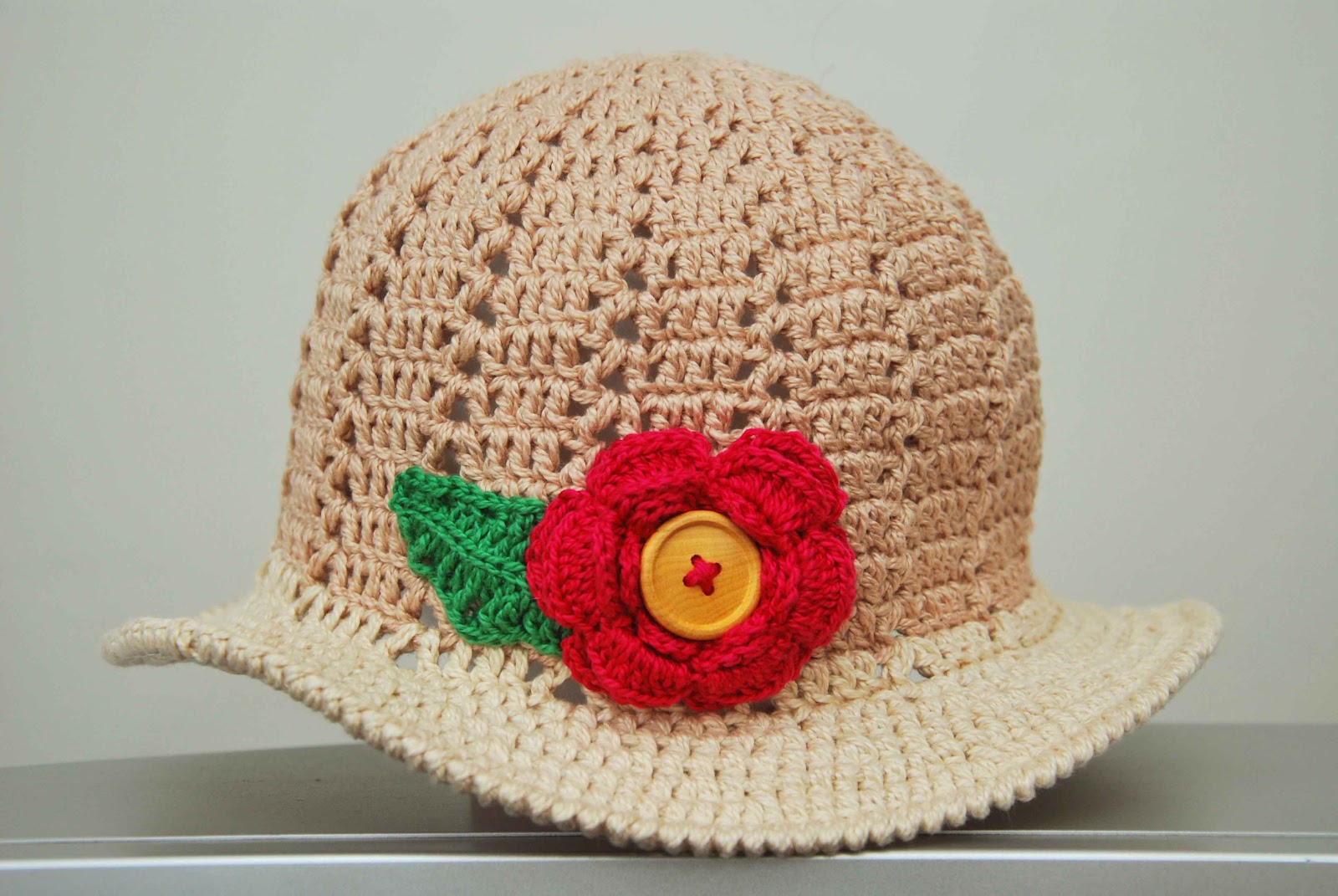 As Receitas de Crochê Chapéu infantil de crochê