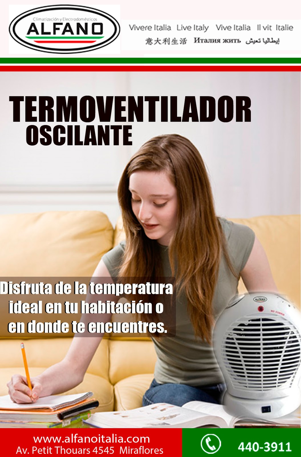 Termas, Estufas en Lima Alfano agosto 2013