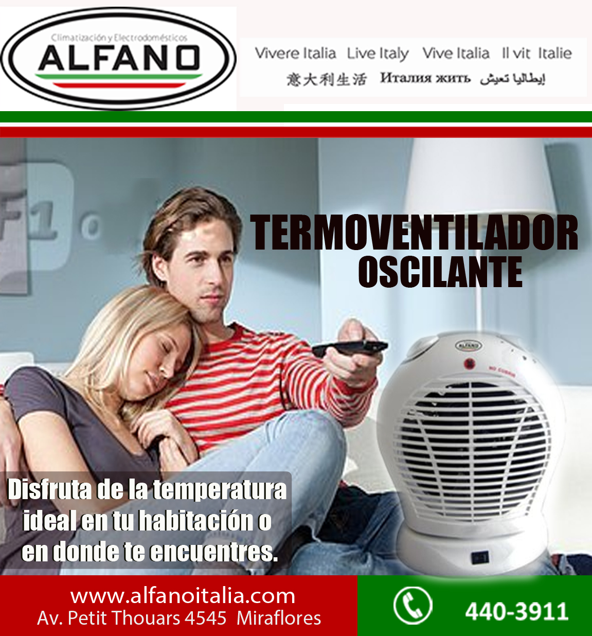 Termas, Estufas en Lima Alfano agosto 2013