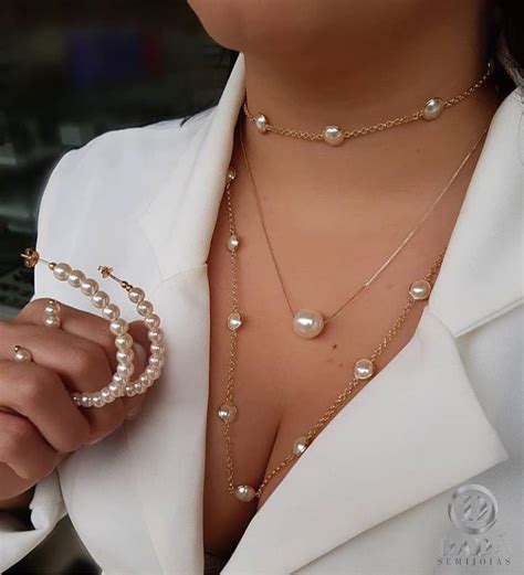 Comprar Colar De Pérola Para Usar No Homem Barato&nbsp;Preço