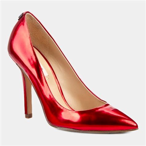 Comprar Sapatos Vermelhos Guess Barato&nbsp;Preço