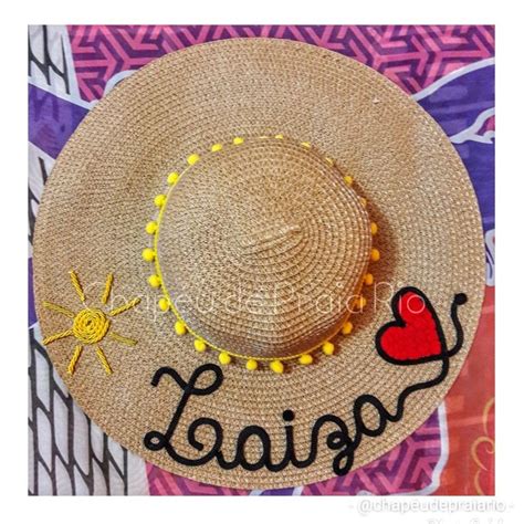 Comprar Chapeu De Praia Personalizado Rio De Janeiro Barato&nbsp;Preço