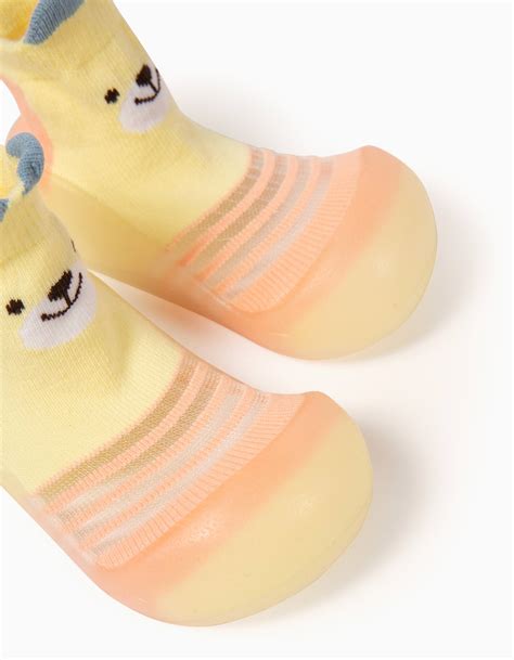 Comprar Meias-Pantufas Antiderrapantes Para Bebé Barato Preço