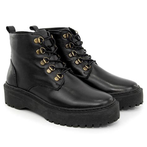 Comprar Bota Estilo Militar Feminina Barato Preço
