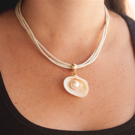 Comprar Colar De Perola Na Concha Barato&nbsp;Preço
