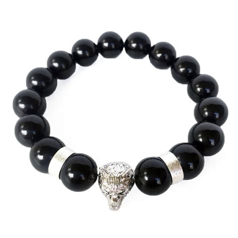 Comprar Turmalina Negra Pulseira Masculino Barato&nbsp;Preço