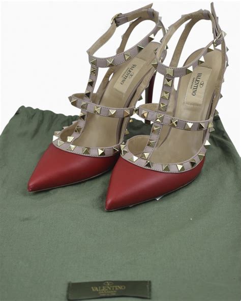 Comprar Sapato Valentino Vermelho Barato&nbsp;Preço
