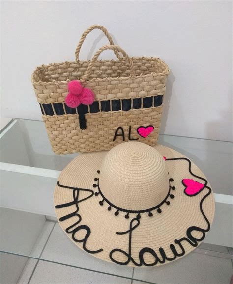 Comprar Chapéu E Bolsa De Praia Personalizado Barato&nbsp;Preço