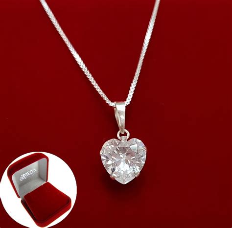 Comprar Colar Prata Brilhante Barato&nbsp;Preço