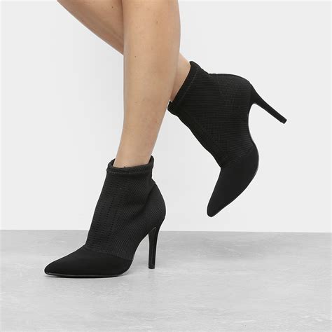 Comprar Bota Meia Bico Fino Barato Preço