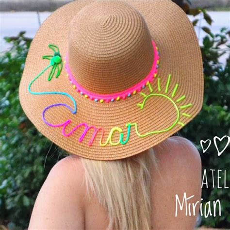 Comprar Fotos De Chapeu De Praia Com Nome Barato&nbsp;Preço
