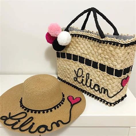 Comprar Chapeu E Bolsa De Praia Personalizado Barato&nbsp;Preço