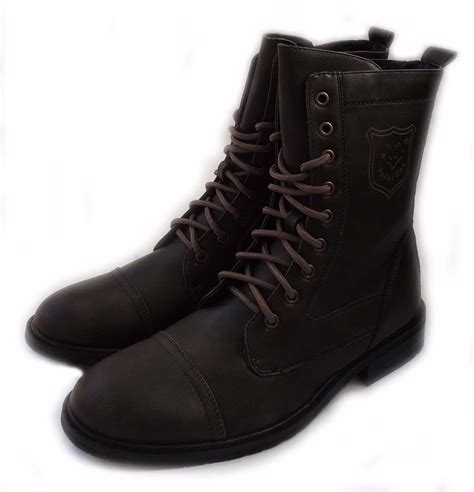 Comprar Bota Estilo Militar Hombre Barato Preço