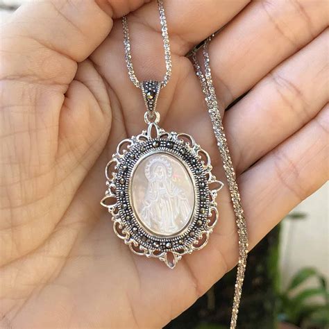 Comprar Colar Prata Madrepérola Barato Preço