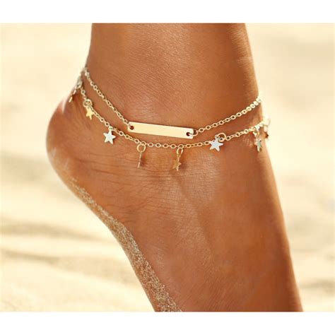 Comprar Pulseira Tornozelo Ouro Barato Preço