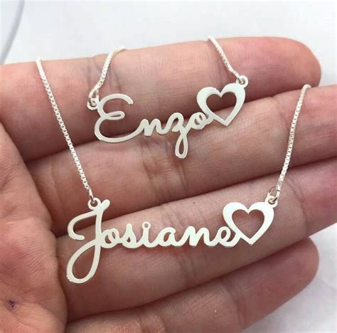 Comprar Colar Com Nome Personalizado Letras Separadas Barato&nbsp;Preço