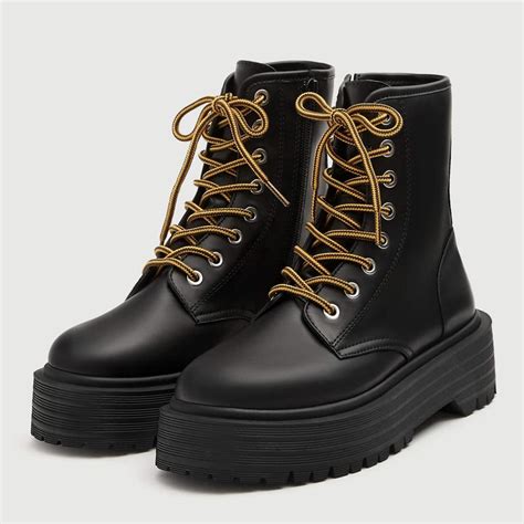 Comprar Botas Estilo Militar Zara Barato Preço